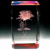 Carved Crystal Paper Weight