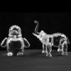 Wholesale Fashion crystal craft crystal animal gift CC-12