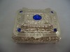 silver plated jewelry box