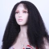 Wholesale Guarantee 100% Brazilian virgin Afro curl lace wig