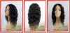Wholesale 100% Human hair full Lace wig #1B BF-8128