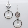 pearl silver earrings wholesale+ratail !EH007