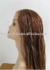 Indian remy human hair full lace wig 18"
