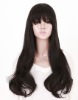 Wholesale stylish silky straight full lace wig brazilian hair 20"~1#