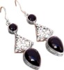 Wholesale onyx earrings, sterling silver jewellery , sterling silver jewelry , gemstone jewelry silver earring