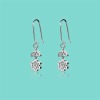 silver earrings E256