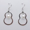 pearl silver earrings EH010