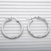 luxurious 925 sterling silver earring in round shape