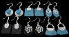 fashoin costume jewelry silver earring