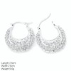 [ESR-0926] 925 Silver Earring ,hoop earring