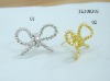 Wholesale More cute Bowknot Silver Earrings
