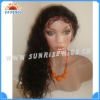 Wholesale top quality 20 inches curly indian hair full lace wig accept paypal