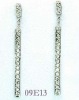 Wholesale 09E13 Silver earrings with cz stones