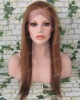Wholesale silk top full lace wig/silky straight wavy