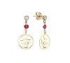 Wholesale Silver earrings laser cutting_LNFA020-ESG