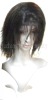 Indian hair lace wig, front lace wigs-straight hair lace front wig--12"