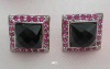 10E31 Sterling silver earrings with cz