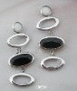 Wholesale 10E38 Silver earring jewellery manufacturer