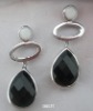 Wholesale 10E37 Silver earring jewelry manufacturer