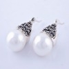 Wholesale new products for 2011 mother of pearl silver earring GE20