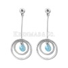 Wholesale Hot fashion 925 sterling silver earrings with cz stone