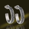 2011 Newest 925 sterling silver Crystal Earrings