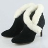 Minimum:1 piece - Fashion Desiger Snow Boots For Women Flat Leather No.JC095