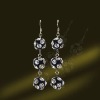 silver dangle earrings jewelry