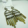 New arrival-2011 Best selling chandelier acrylic chain earring