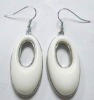 E00077-2 fashion titanium agate earring