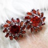 Free Sample Cubic zirconia Cz 2011 New Design Present Ideas Jewelry Wholsale Earring Stud Free Sample Silver lK547