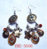alloy earring jewelry(YHE-5006)