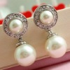 wholesale 18KGP CZ fashion earring E037