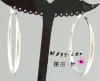 Wholesale Fashion earrings large silver hoops