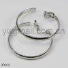 Wholesale large size silver hoop earring
