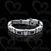 Wholesale stainless steel chain bracelet with shining polished