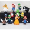 Power seller! Fashion super mario PVC figure toy figure (12pcs/set) A070 wholesale