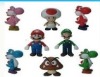Power seller! Fashion super mario PVC figure toy figure (8pcs/set) A069 wholesale