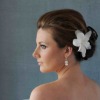 Feather Flower Fascinator Hair Clip