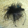 2011 Newly fashion hair accessories with feather and silk flower