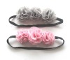 Wholesale textile flower elastic stratch/headband/hair accessory
