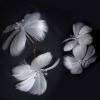 Feather Flower Bridal Hair Pin