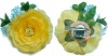 yellow color flower hair accessories