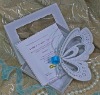 Wholesale New! Elegant Butterfly Weeding Invitation Card