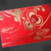Wholesale embossing paper wedding invitation card