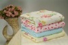 Natural silk and velvet quilt