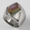 Wholesale glass ring,Fashion Titanium Ring