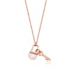 Wholesale key and locket necklace,I FEEL