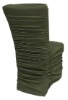 shirred around spandex chair cover