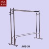 Double Pole Parallels Coat Hanger Clothes Rack(J-39)